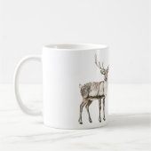 Rustikales Hirsch Kaffeetasse (Links)
