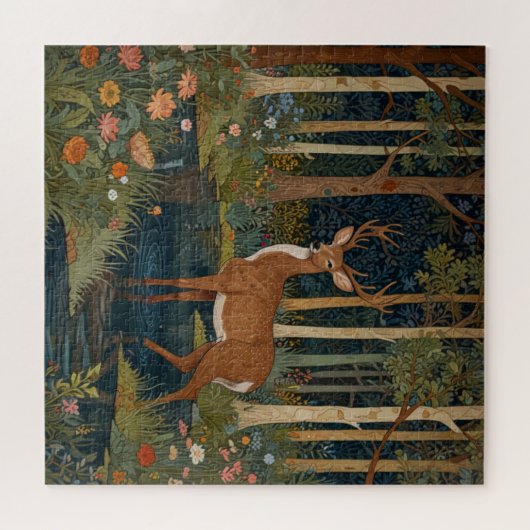 Rustikales Hirschgewächse Puzzle (Horizontal)