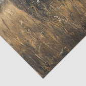 Rustikales Hochland Kuh Landschaft Art Decoupage Seidenpapier (Detail)