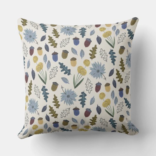 Rustikales Hochzeit im Herbst-Kopfkissen Kissen (Rückseite)