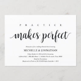 Rustikales Hochzeitessen Probe Einladungskarten