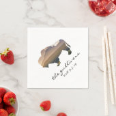 Rustikales Hochzeitsbison Serviette (Beispiel)