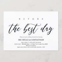 Rustikales Hochzeitsessen Probe Einladung