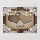 Rustikales Hochzeitsfest UAWG Postkarte Auswahl (Vorderseite)