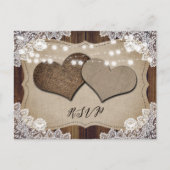 Rustikales Hochzeitsfest UAWG Postkarte Auswahl (Vorderseite)