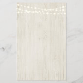 Rustikales Hochzeitspazierspiel Foto Scavenger Hun Flyer (Hinten)