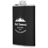 Rustikales Hochzeitspenden Trauzeuge Moderne Coole Flachmann (Links)