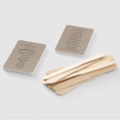Rustikales Hochzeitsprogramm Fächer (Non-assembled)