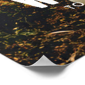 Rustikales Hochzeitssemble Foto Herzlich willkomme Poster (Ecke)