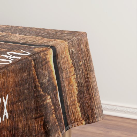 Rustikales Hochzeitsstift für Holz und Burlap-Sonn Tischdecke (Beispiel)