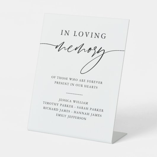 Rustikales Hochzeitsszenario in der Erinnerung Sockelschild (Vorderseite)