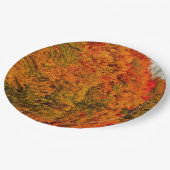 Rustikales Hochzeitsszenario Phantastisch Fall Fol Pappteller (Schrägansicht)