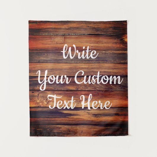 Rustikales Hochzeitstipendium Foto - Hintergrund Wandteppich (Vorderseite)