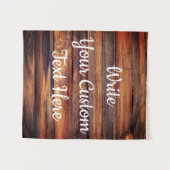 Rustikales Hochzeitstipendium Foto - Hintergrund Wandteppich (Vorderseite (Horizontal))