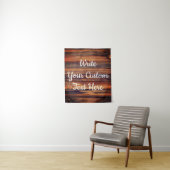 Rustikales Hochzeitstipendium Foto - Hintergrund Wandteppich (Beispiel)