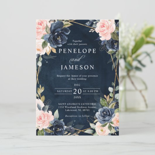 Rustikales Hochzeitsvetter aus Holz Einladung (Stehend Vorderseite)