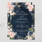 Rustikales Hochzeitsvetter aus Holz Einladung (Vorne/Hinten)