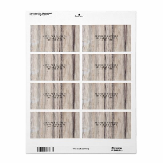 Rustikales Holz (Vorne)