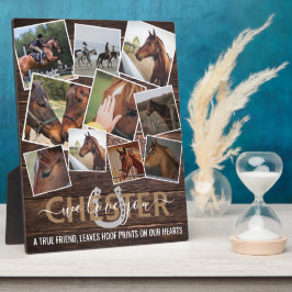 Rustikales Holz-10-Foto-PferdeGedenkmal Fotoplatte