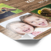 Rustikales Holz 12 Fotokolage Fotodruck (Ecke)