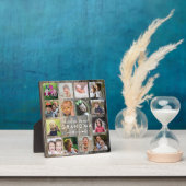 Rustikales Holz 14 FotoCollage Wir Liebe Sie Oma Fotoplatte (InSitu)