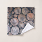 Rustikales Holz #3 #wall #art Badhandtuch Set (Waschlappen)