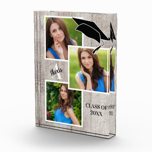 Rustikales Holz als Portrait Fotoblock (Rechts)