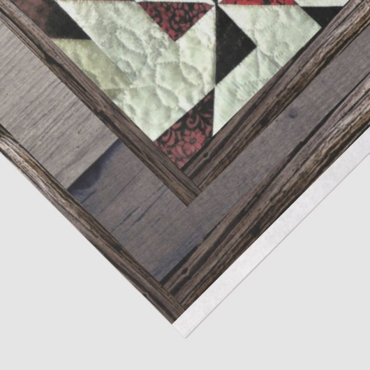 Rustikales Holz aus schwarzem Bär Seidenpapier (Ausschnitt)