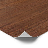 Rustikales Holz aussehen einfache Paare Dusche Wil Poster (Ecke)