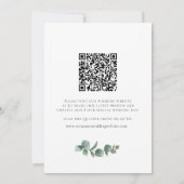 Rustikales Holz Aussehen Sonnenblumen Grünpflanzen Save The Date (Rückseite)