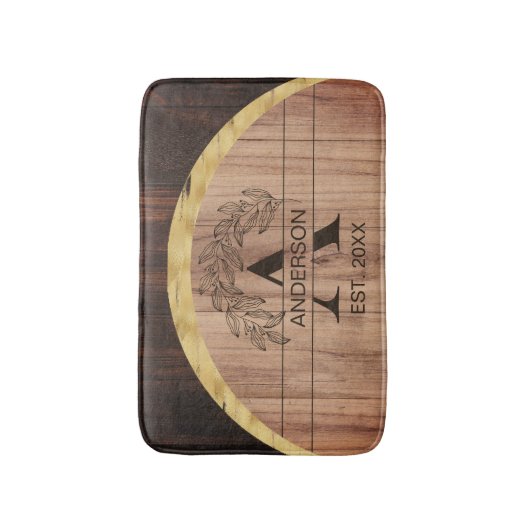 Rustikales Holz Badematte (Vorderseite Vertikal)