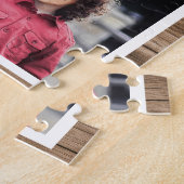 Rustikales Holz Best Nana 4 Foto Collage Puzzle (Seite)