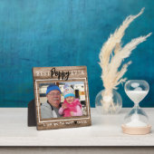 Rustikales Holz Bester Mohn je Großvater Großes Fo Fotoplatte (InSitu)