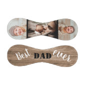 Rustikales Holz Bester Vater je Fotomaterial Baseball (Paneele)