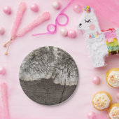 Rustikales Holz Birch Bark Country Pappteller (Party)