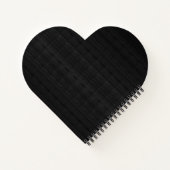 Rustikales Holz Blumenkohl Foto & Initialen Notizblock (Rückseite)