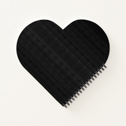 Rustikales Holz Blumenkohl Foto & Initialen Notizblock (Rückseite)