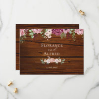 Rustikales Holz Blütenblütenhochzeit