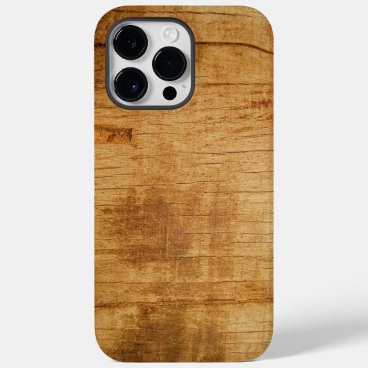 Rustikales Holz Case-Mate iPhone Hülle (Rückseite)