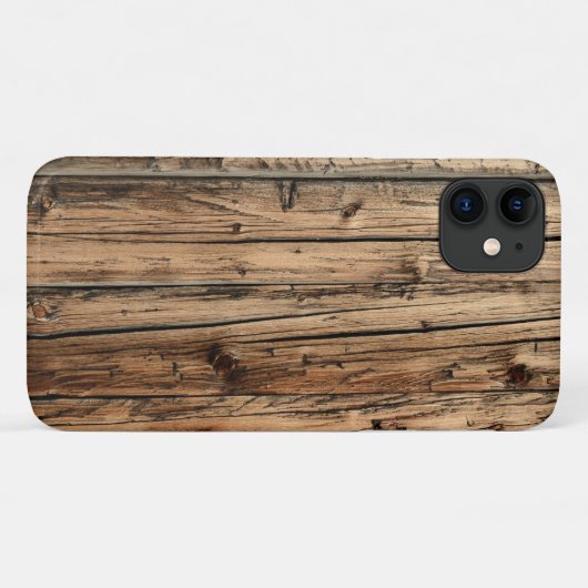 Rustikales Holz Case-Mate iPhone Hülle (Rückseite (Horizontal))