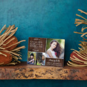 Rustikales Holz Christliche Abschluss Bibel Verse Fotoplatte (Seite)