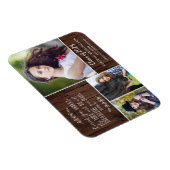 Rustikales Holz Christliche Abschluss Bibel Verse Magnet (Rechte Seite)