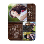 Rustikales Holz Christliche Abschluss Bibel Verse Magnet (Vertikal)