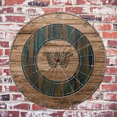 Rustikales Holz Dartscheibe