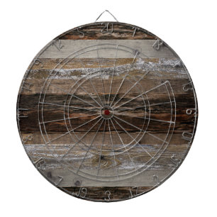Rustikales Holz Dartscheibe