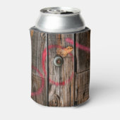 Rustikales Holz Dosenkühler (Kanne Rückseite)
