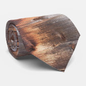 Rustikales Holz + Erste Trauzeugen Geschenk Neck T Krawatte (Gerollt)