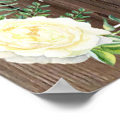 Rustikales Holz Erstellen Sie Ihr eigenes Plakat (Ecke)