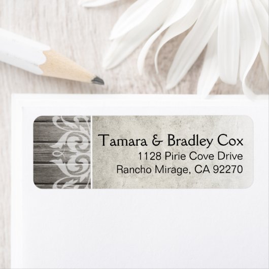 Rustikales Holz Filigree | grau (Insitu)