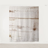 Rustikales Holz-Foto Wandteppich (Vorderseite)